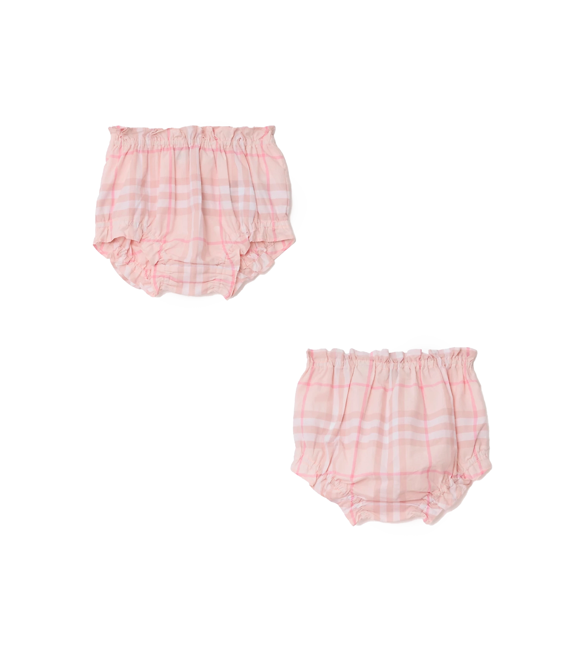 Burberry Check Cotton Dress with Bloomers in Ice Pink (Baby)