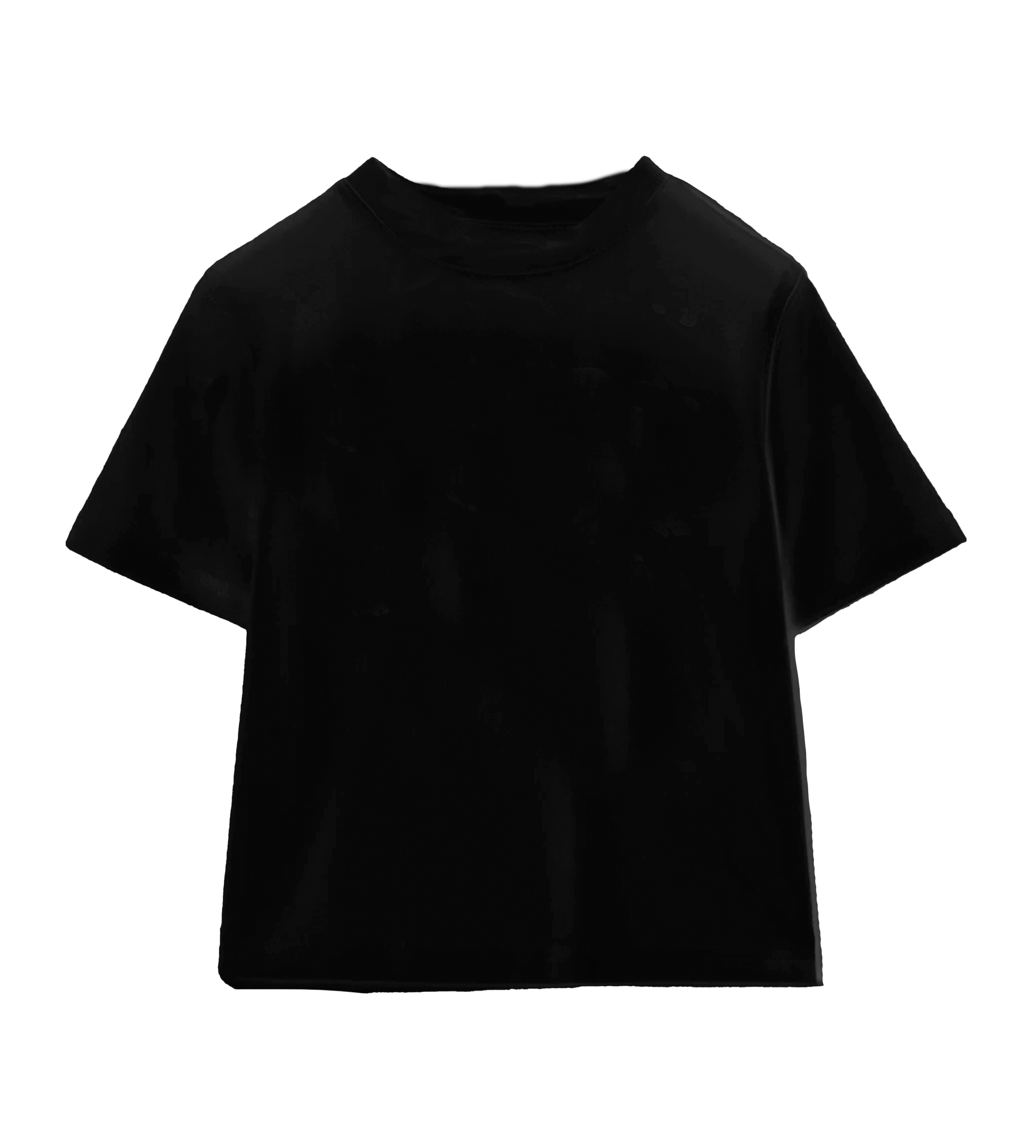 Burberry EKD Stretch Cotton T-Shirt in Black (Baby)