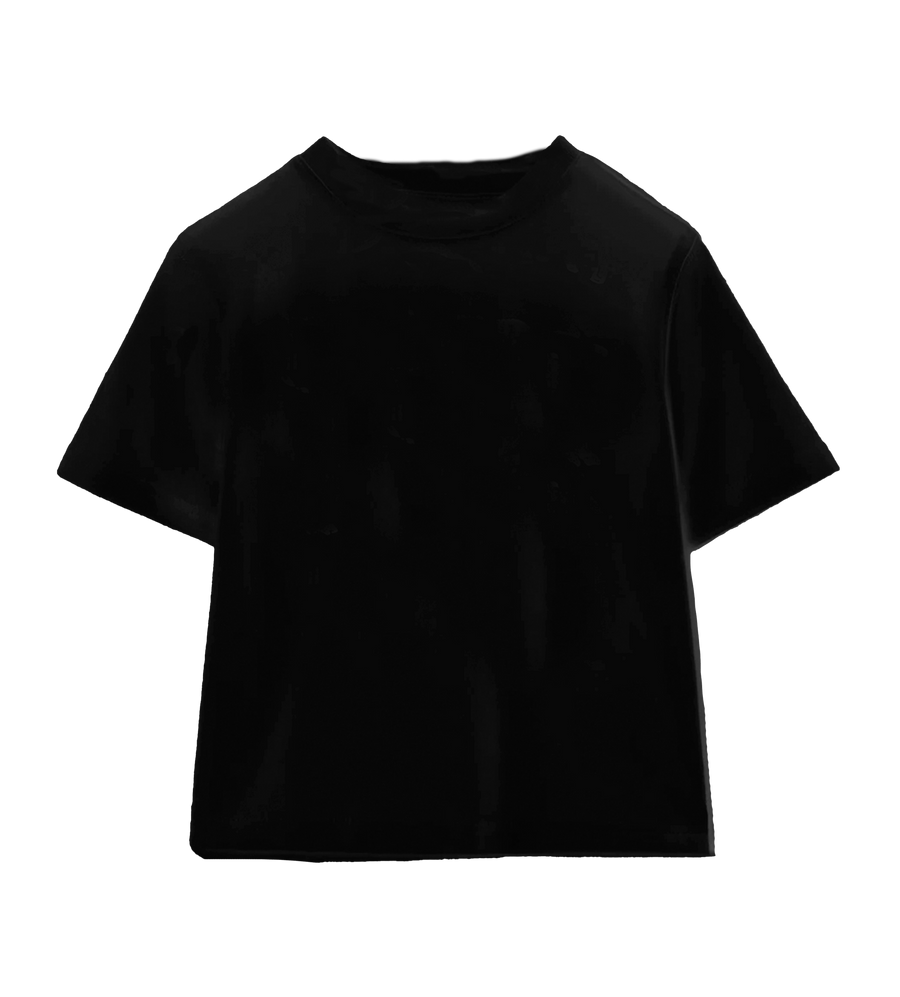 Burberry EKD Stretch Cotton T-Shirt in Black (Baby)