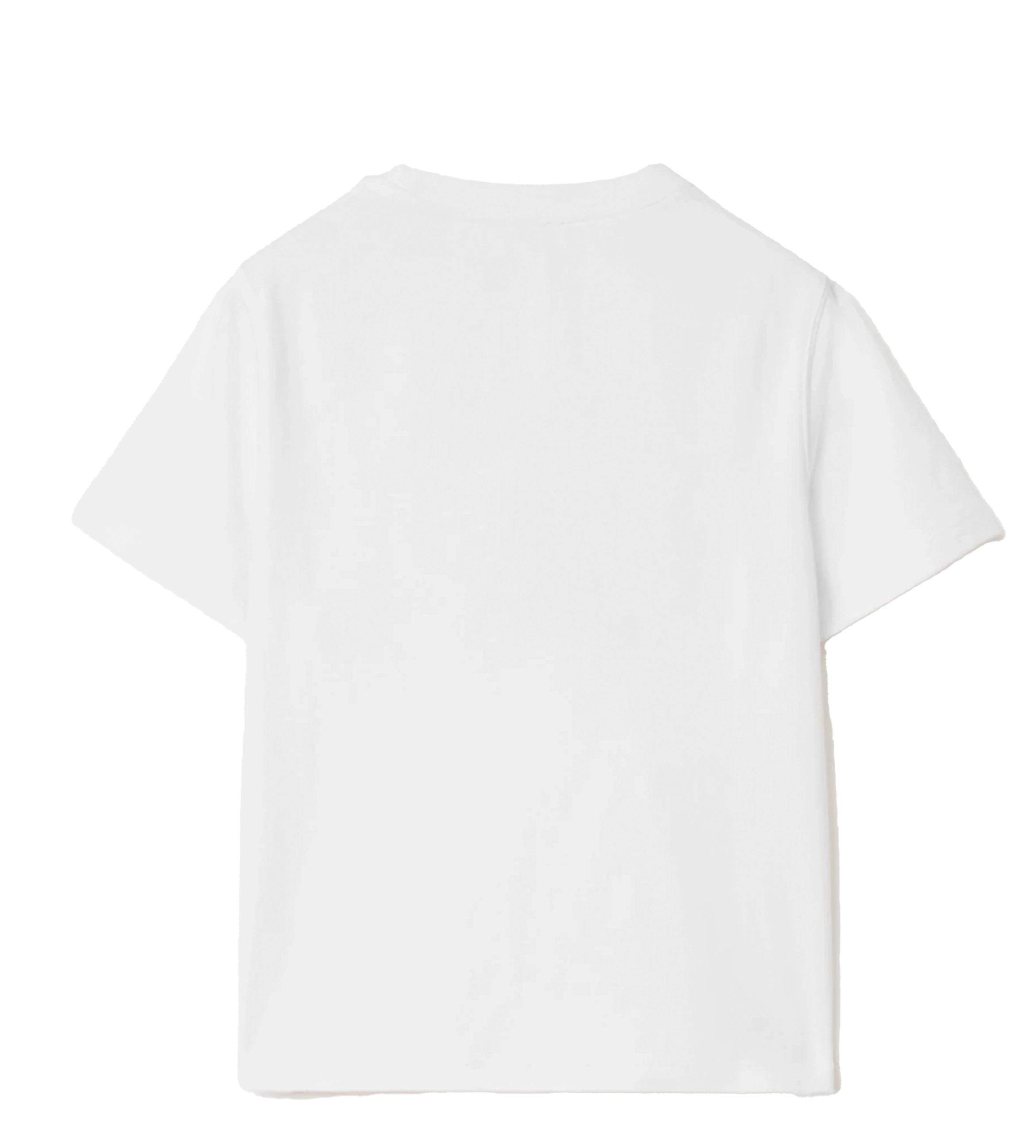 Burberry EKD Stretch Cotton T-Shirt in White (Kids)