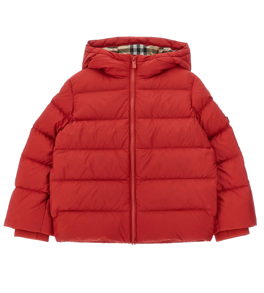 Burberry Juno Poppy Down Jacket in Red (Kids)