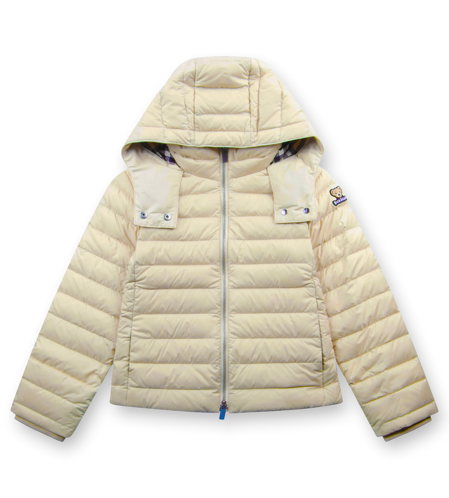 Burberry KG6 Cecilia Hooded Jacket in Creamy Beige (Kids):