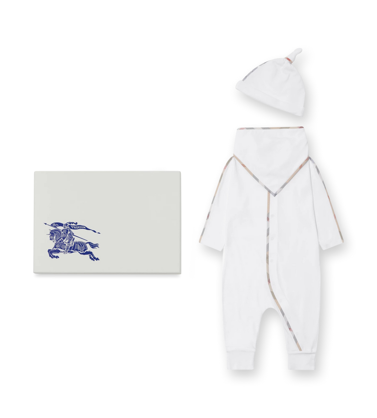 Baby Three-piece Baby Gift Set White