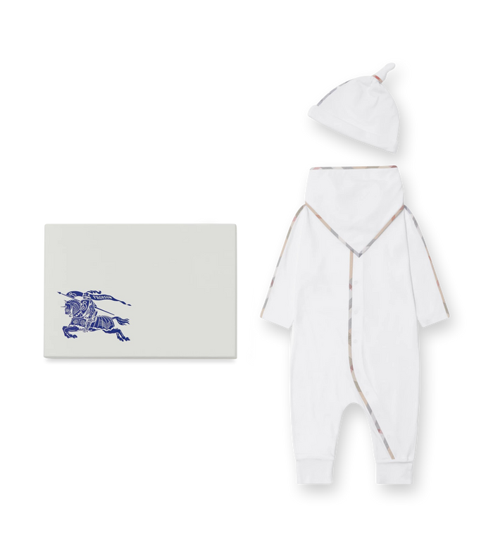 Baby Three-piece Baby Gift Set White
