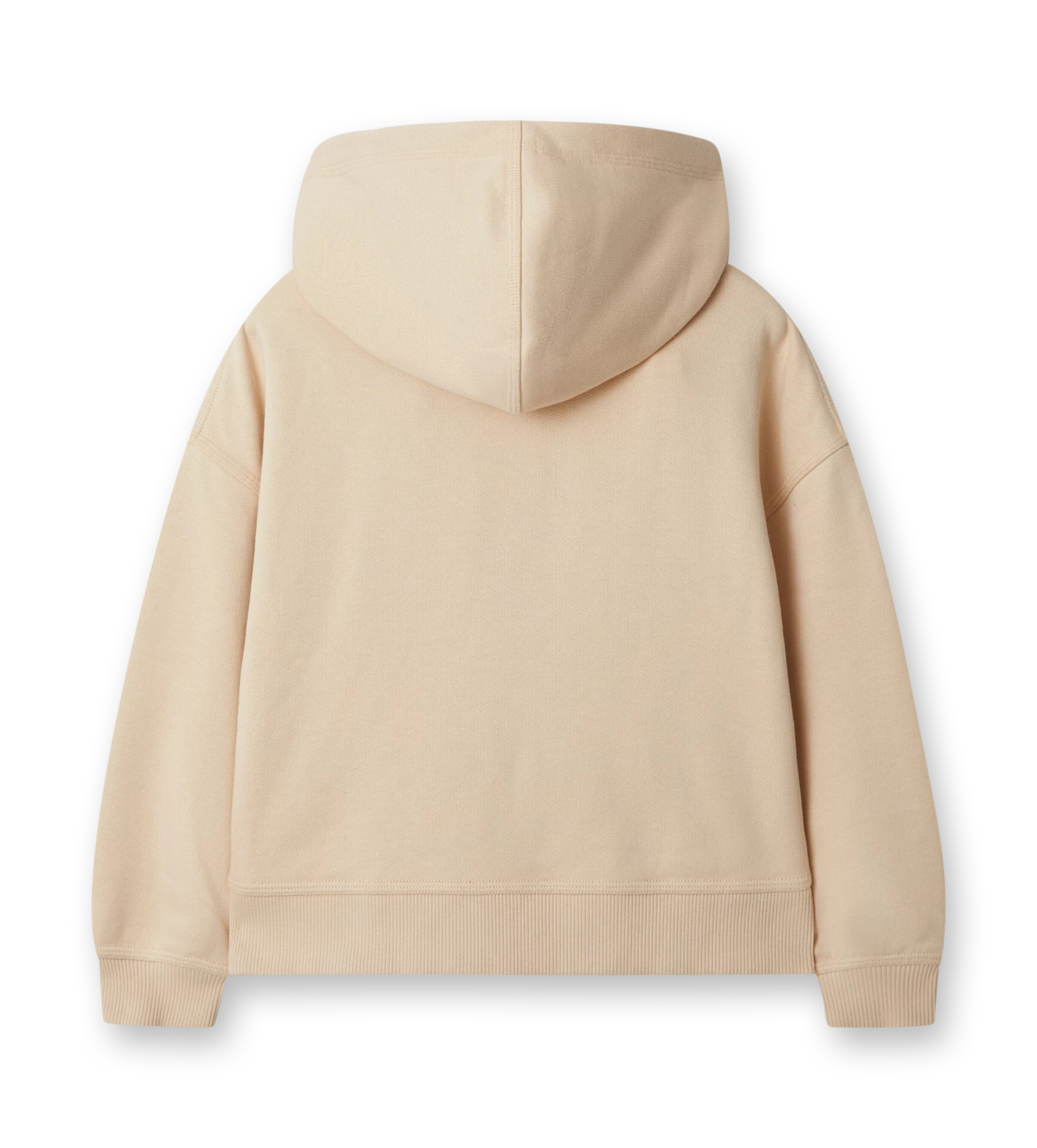 Check Label Zip Hoodie Calico