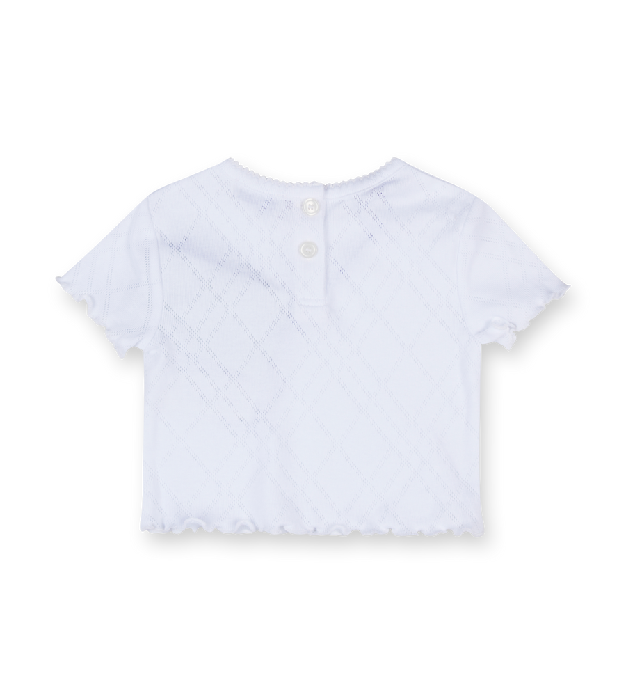 Burberry Thomas Bear Cotton T-Shirt in White (Baby)