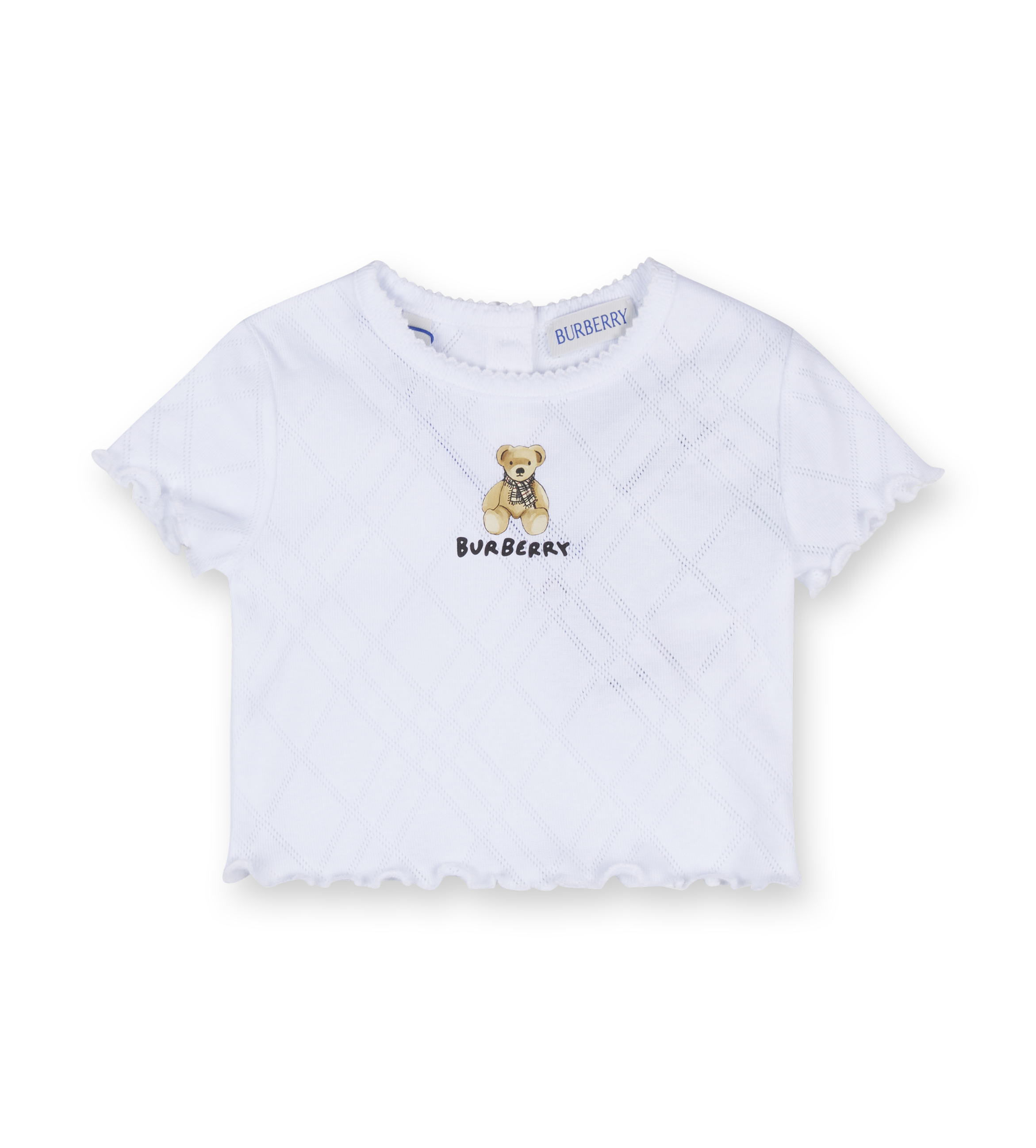 Burberry Thomas Bear Cotton T-Shirt in White (Baby)
