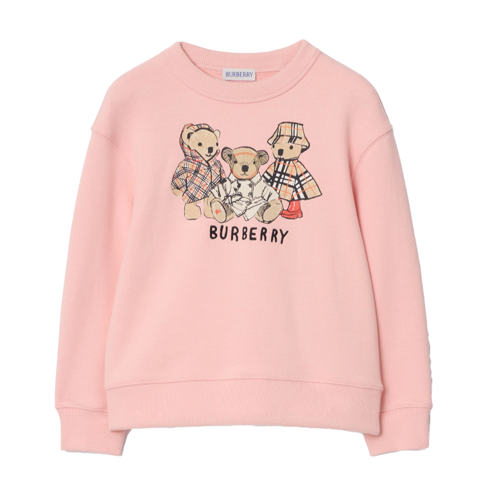 pink sweatshirt with bears