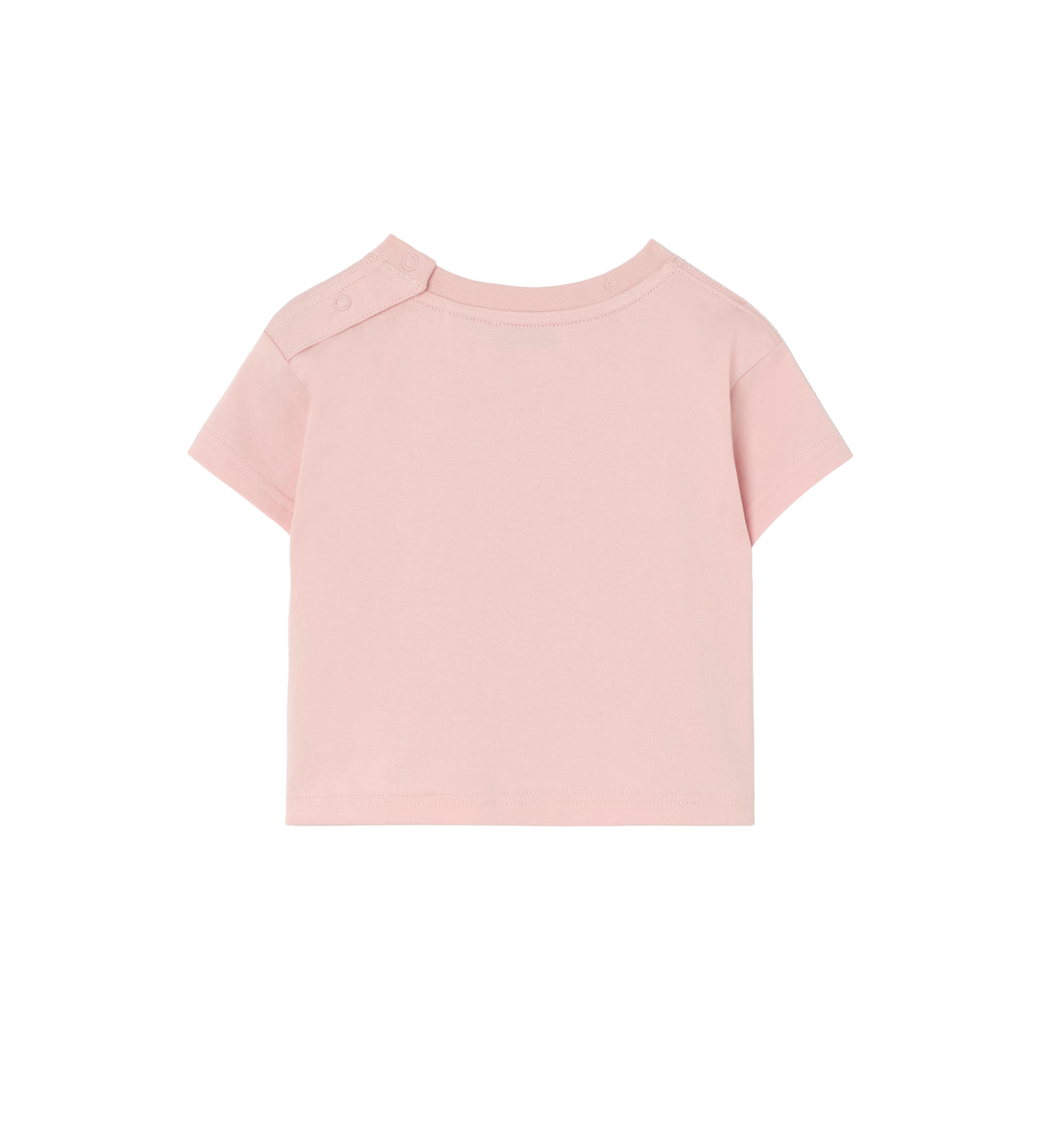 Baby Knight Stamp Cotton T-shirt Pink