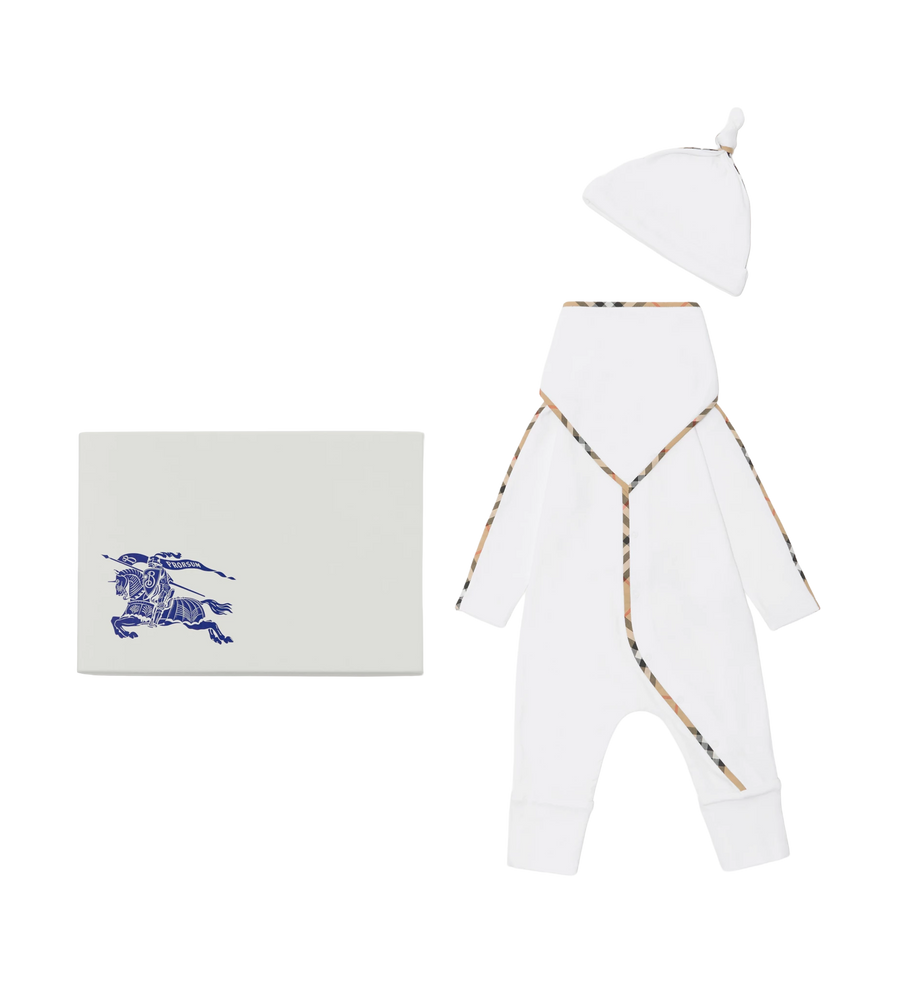 Baby Driedelig Baby Cadeauset Wit