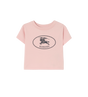 Baby Knight Stamp Cotton T-shirt Pink