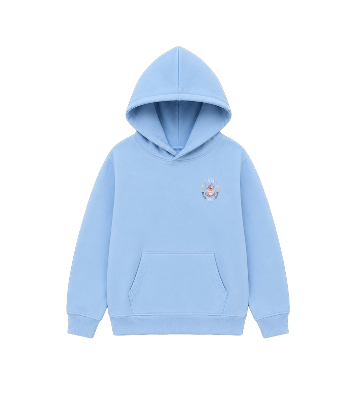 Kids Casaway Sweatshirt Met Capuchon Blauw