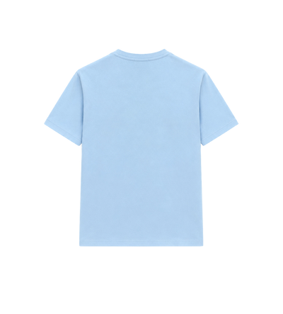 Kids Palmboom embleem T-shirt met korte mouwen blauw