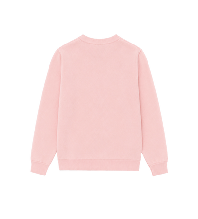 Kids Stacked Logo Jumper Pink