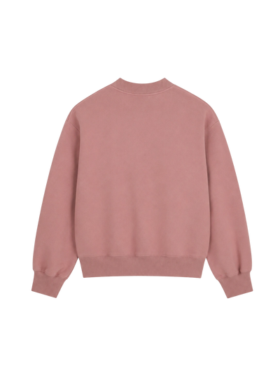 Kids Sweatshirt Hartpatroon Logoprint Roze