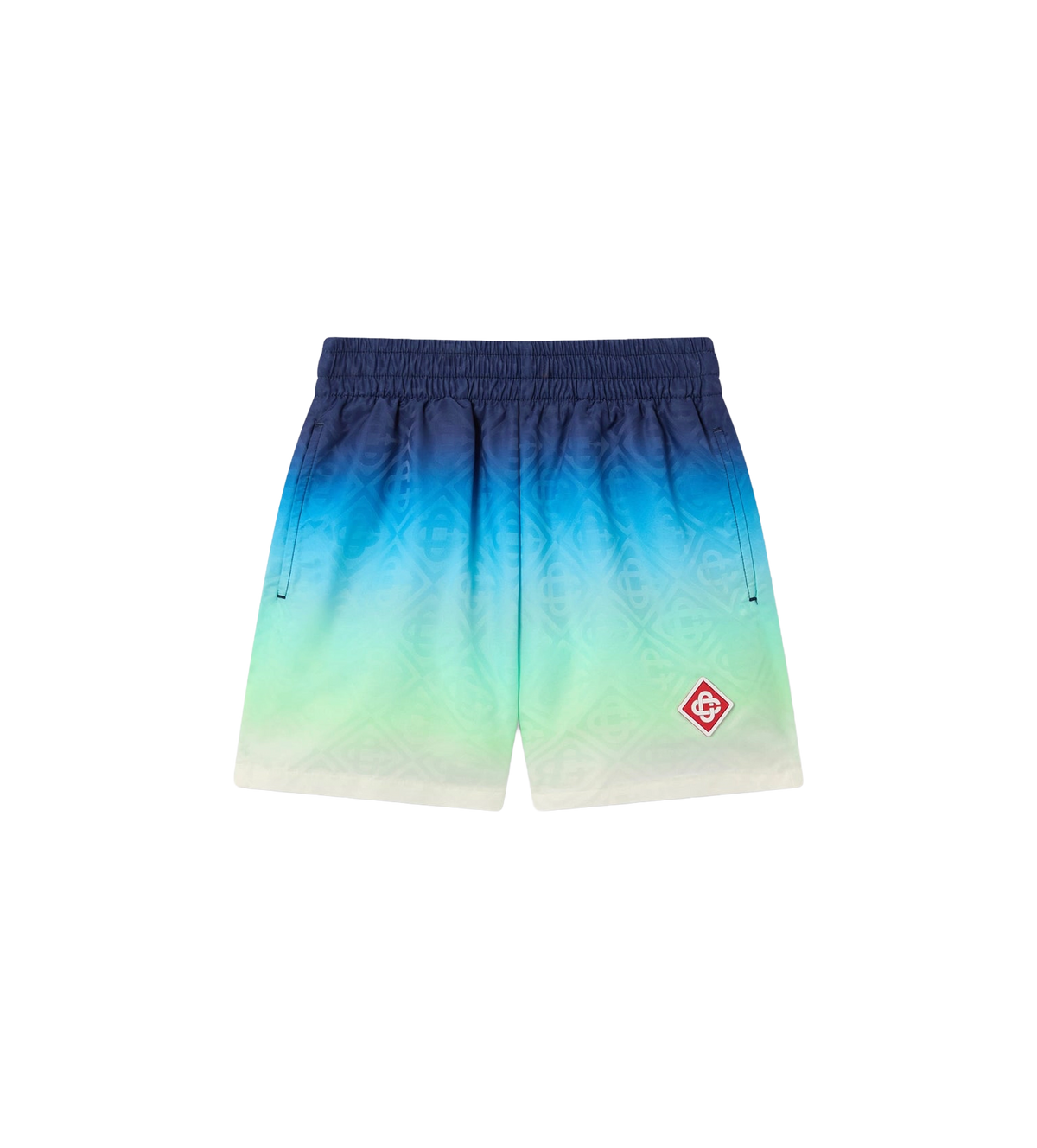 Kids Gradient Swimshorts in Green Blue Multicolour