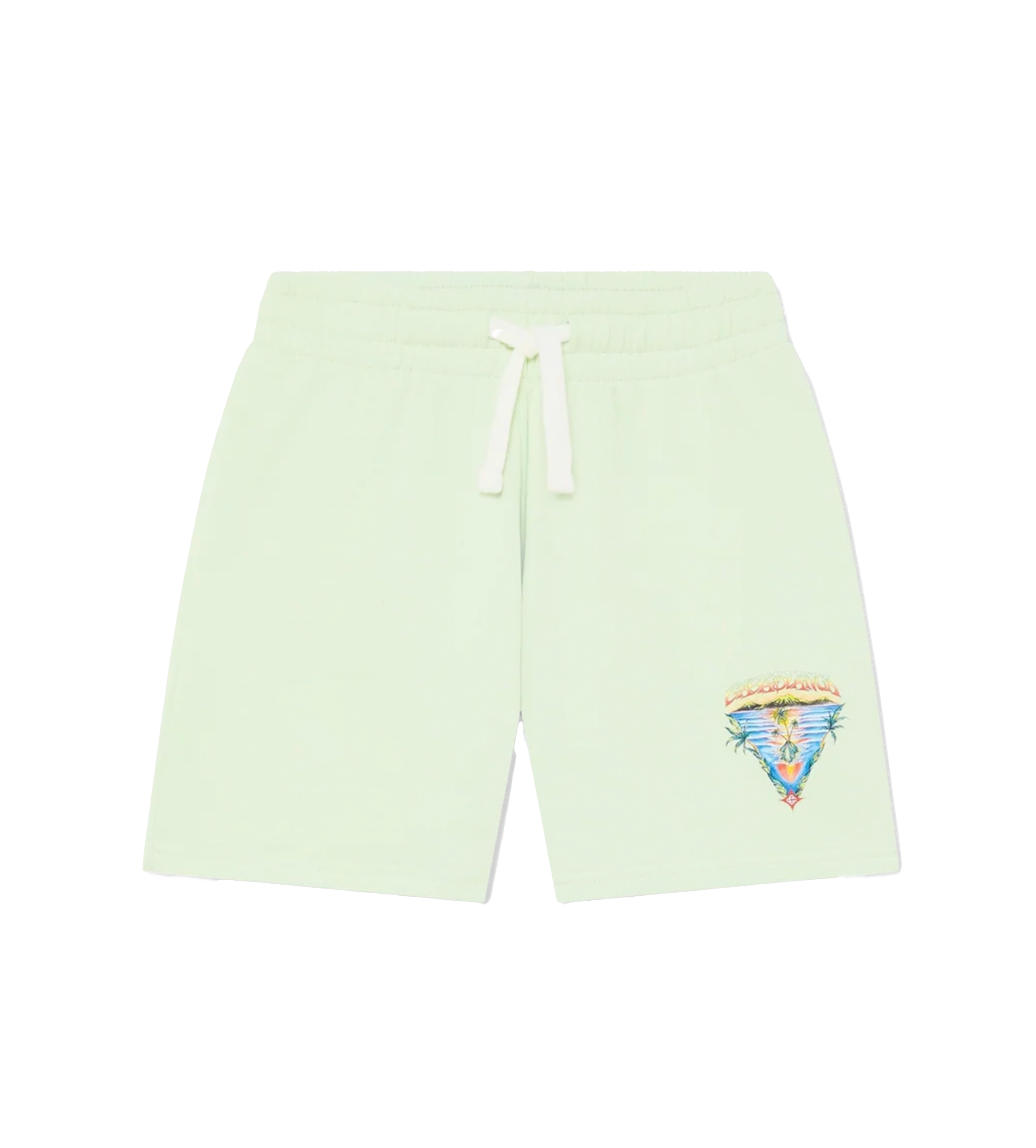Casablanca Innocence Triangle Shorts in Green (Kids)