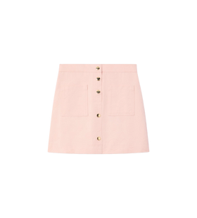 Kids Monogram Jacquard Skirt Pink