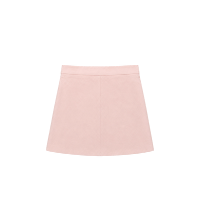 Kids Monogram Jacquard Rok Roze