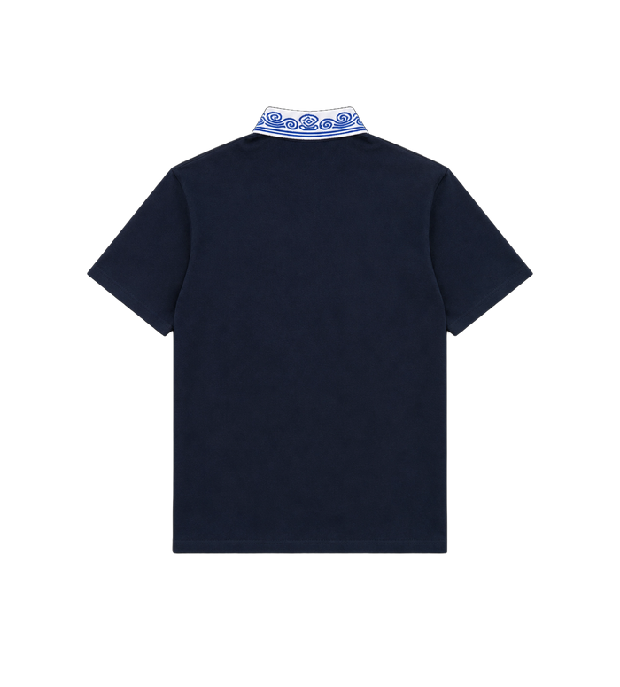 Kids Wave poloshirt met korte mouwen marineblauw