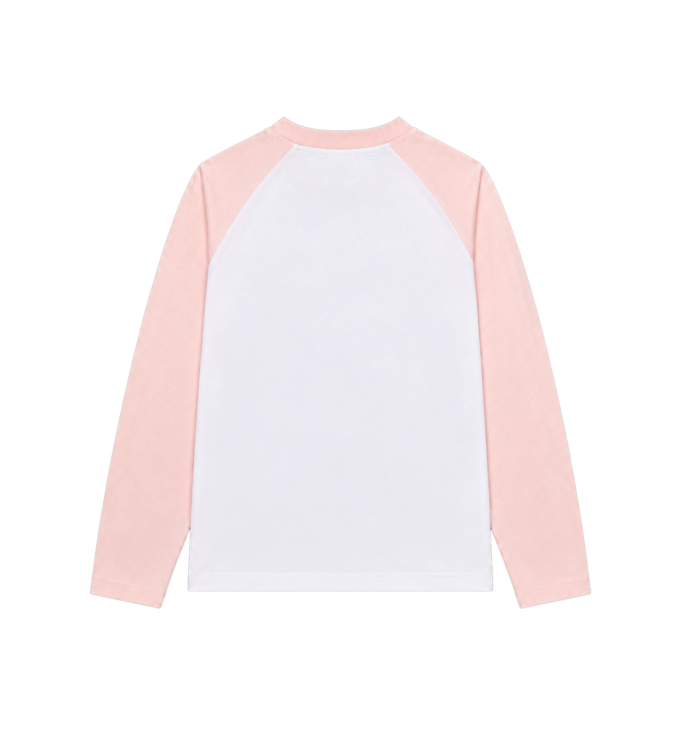 Kids Oranges Baseball T-shirt met lange mouwen wit/roze