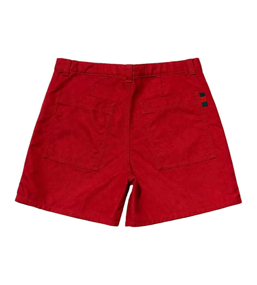 Gucci Katoenen canvas voor kinderen Shorts in Rood