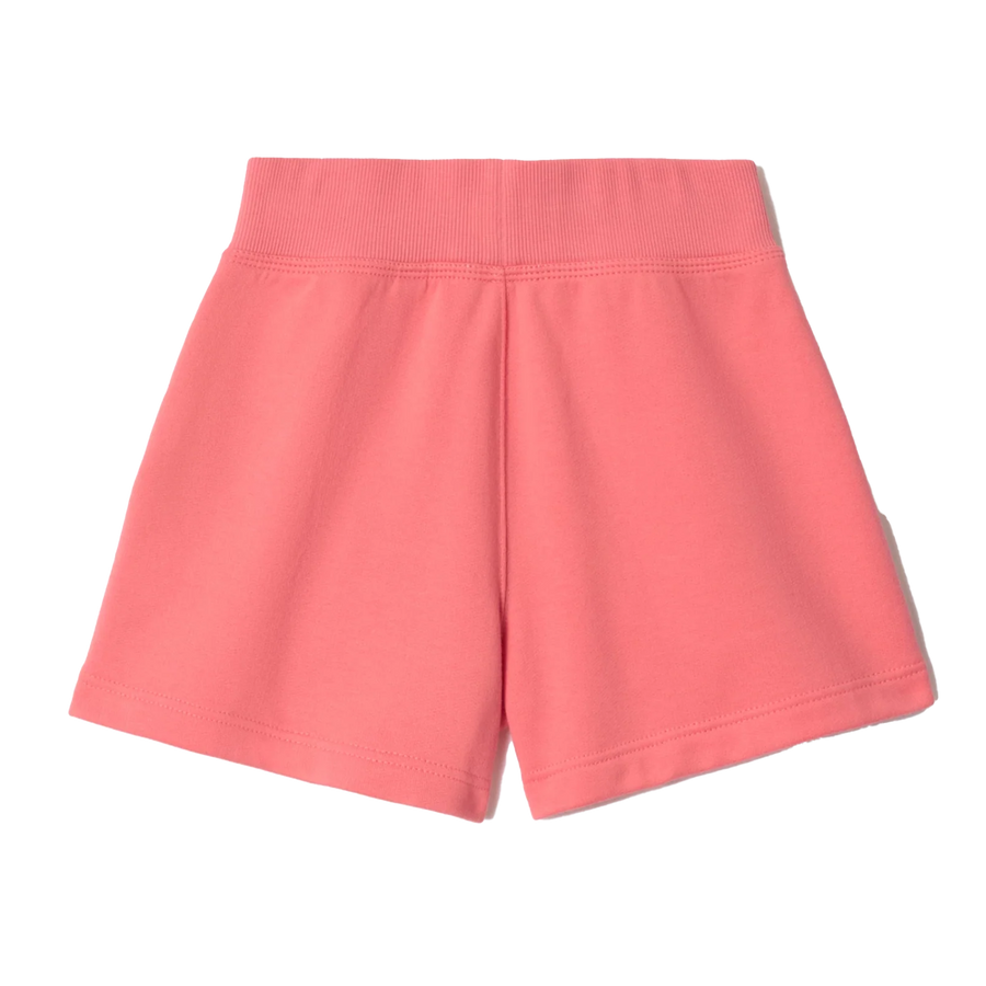 Burberry Check Trim Cotton Shorts in Pale Hibiscus (Kids)