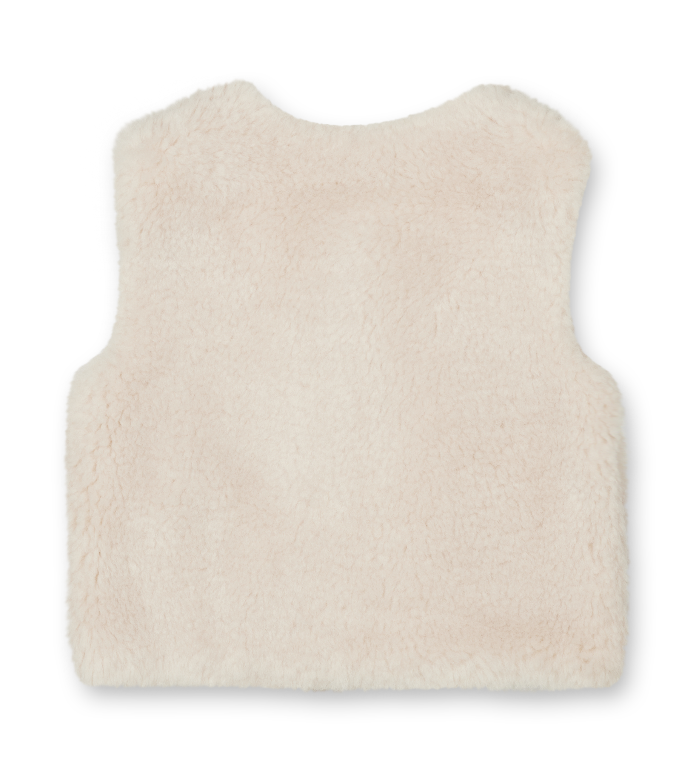 Chloé Faux Shearling Gilet in Soft Pink (Kids)