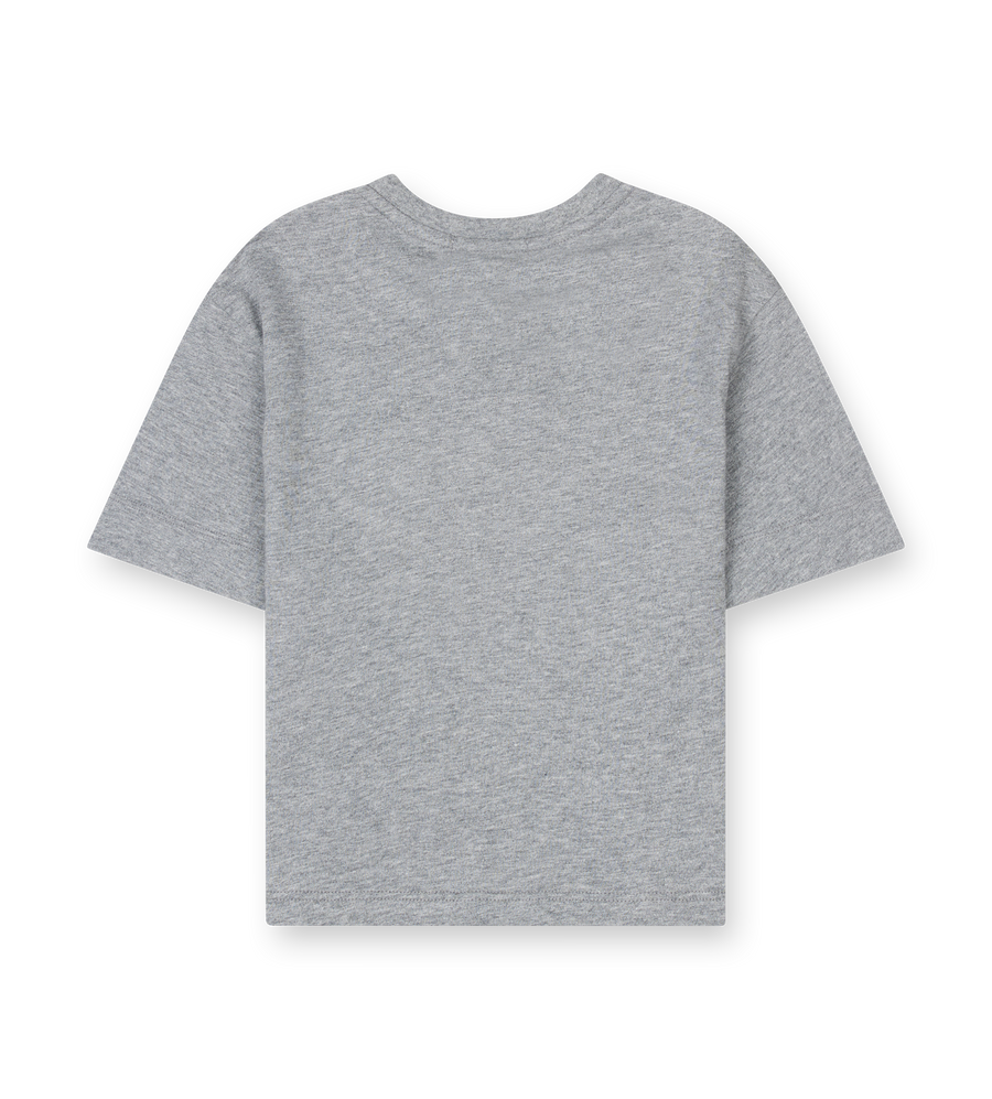 Gray t-shirt on a white background