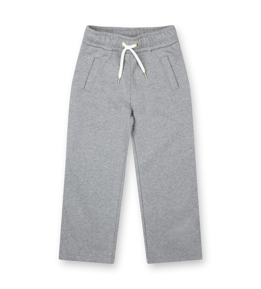 Chloé Organic Cotton Sweatpants in Medium Grey (Kids)