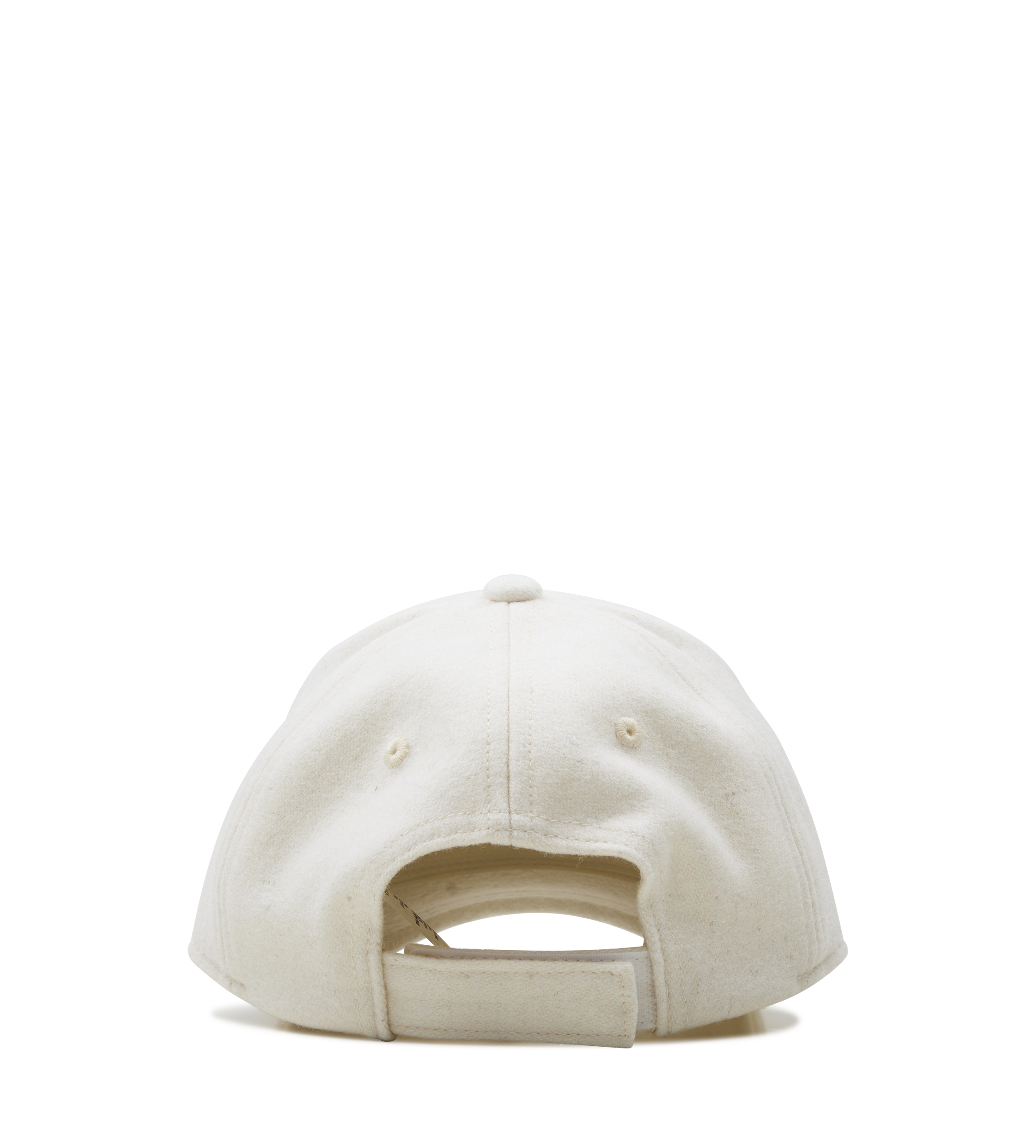 White baseball cap on a white background