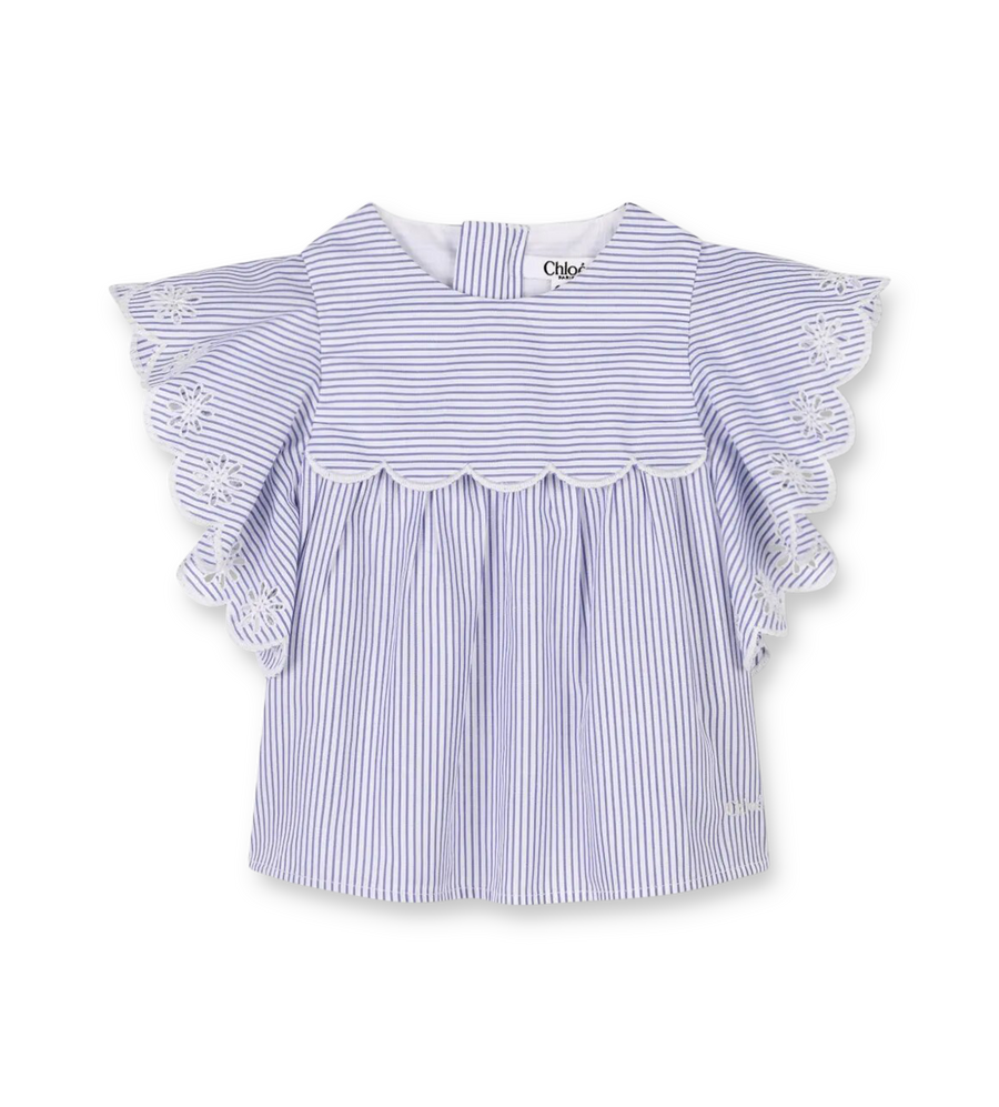 Striped Blouse Blue