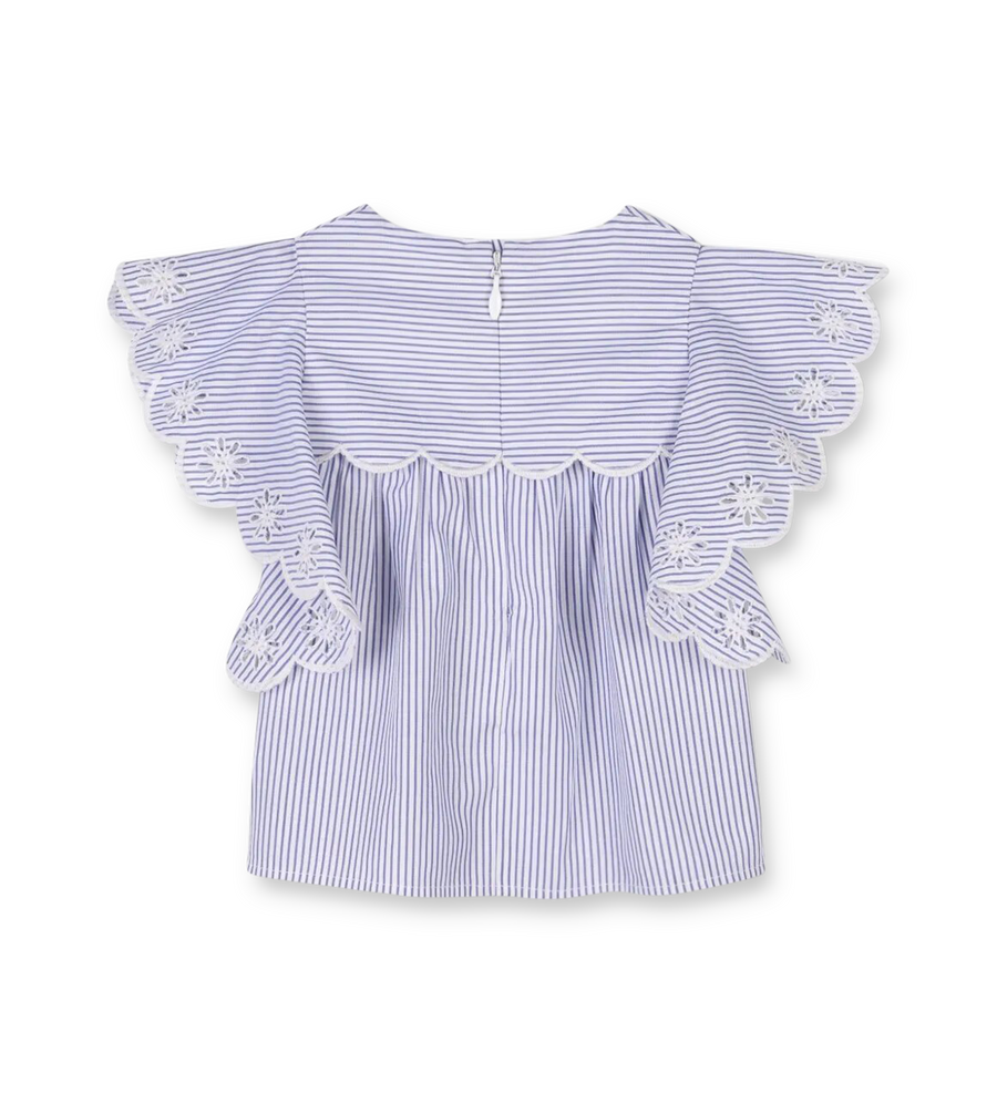 Striped Blouse Blue