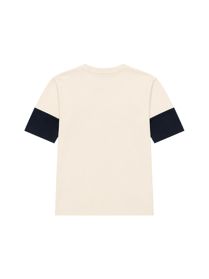 Kids T-shirt met logoprint Ivoor