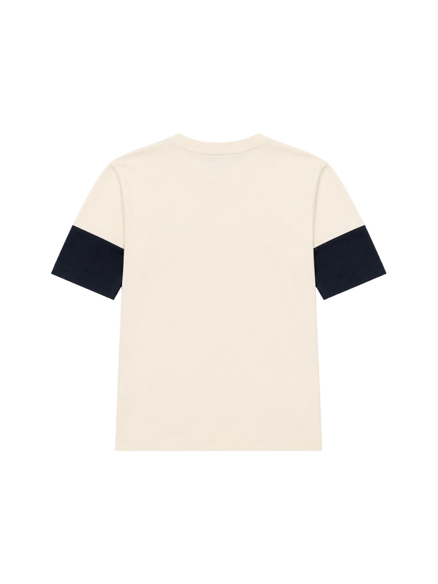 Kids T-shirt met logoprint Ivoor