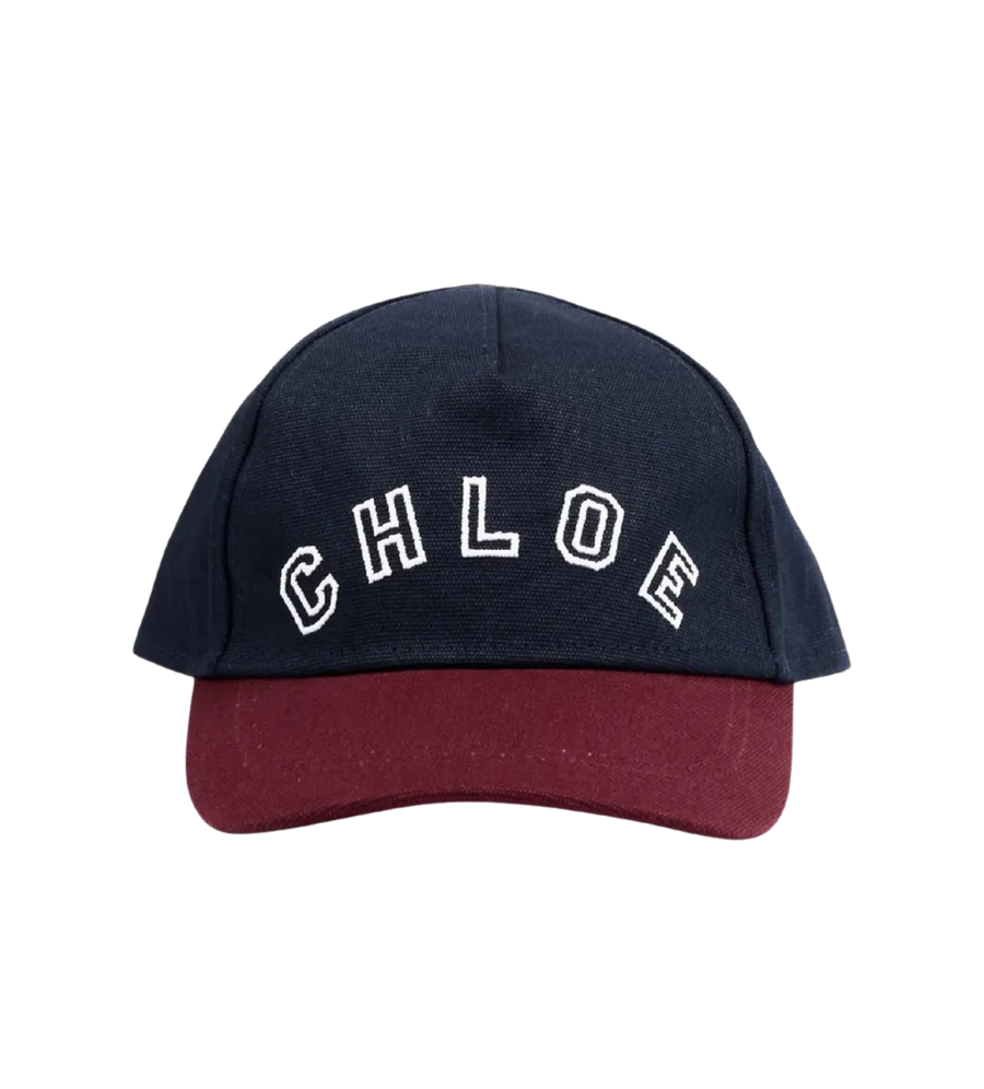 Kids Embroidered Logo Baseball Cap Marine