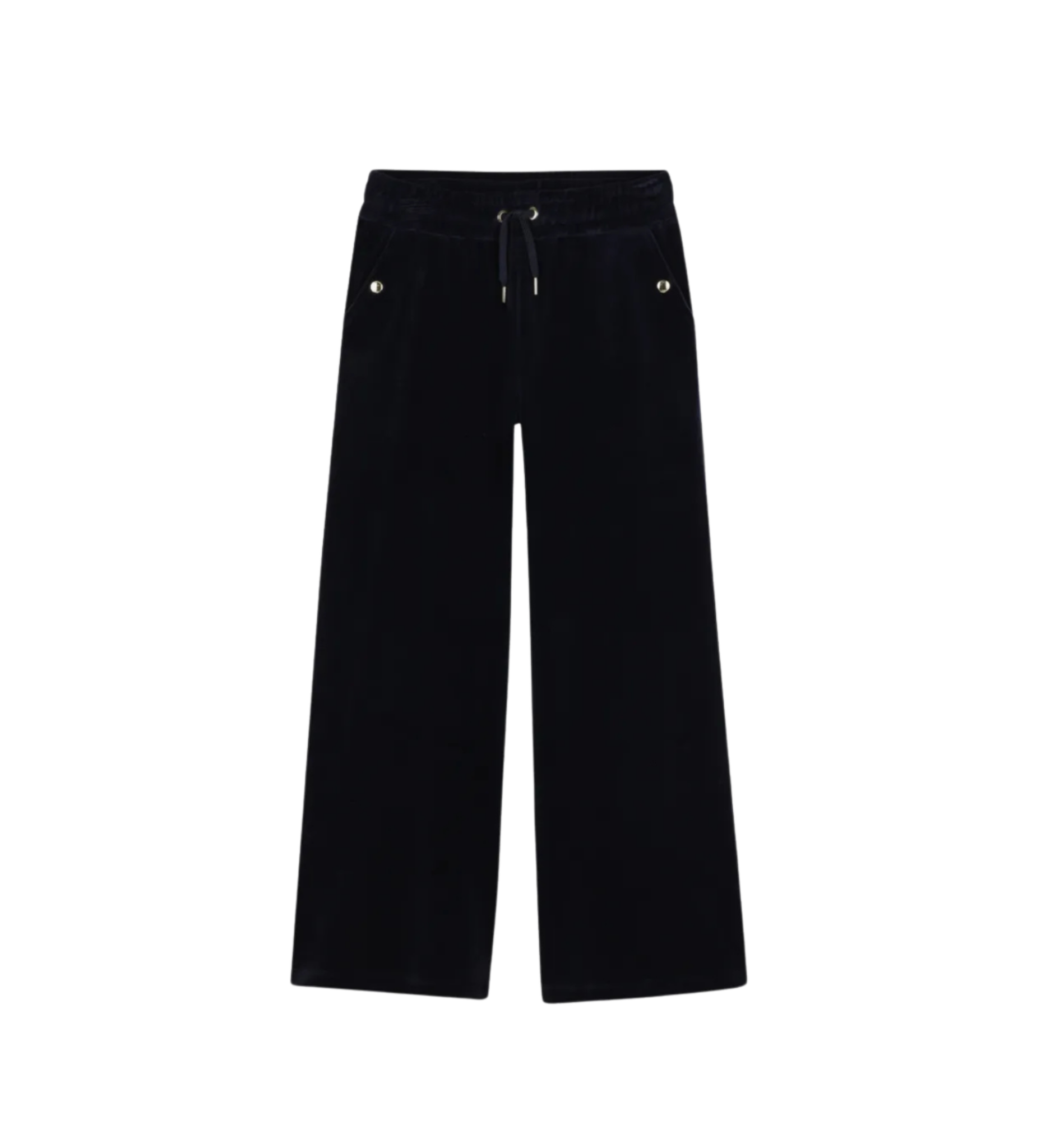 Kids Velvet Trainingsbroek Marineblauw
