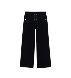 Kids Velvet Trainingsbroek Marineblauw