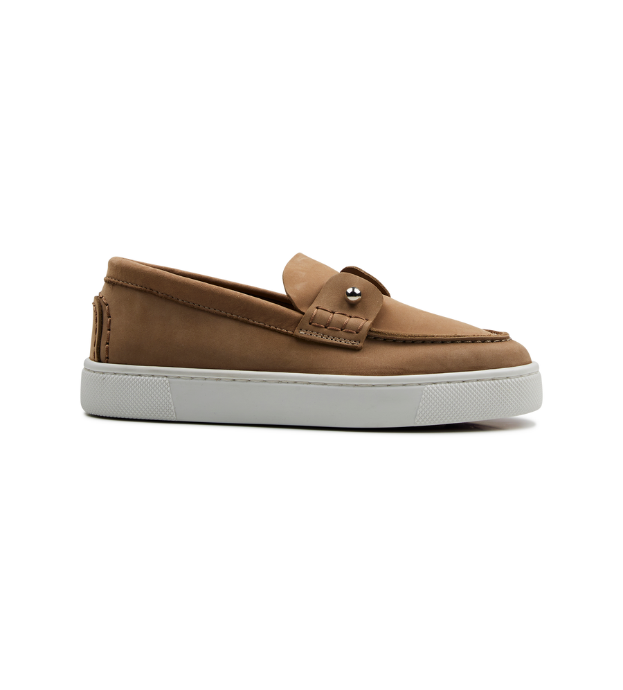Christian Louboutin Chambelikid Suede Loafers Lionne (GS)