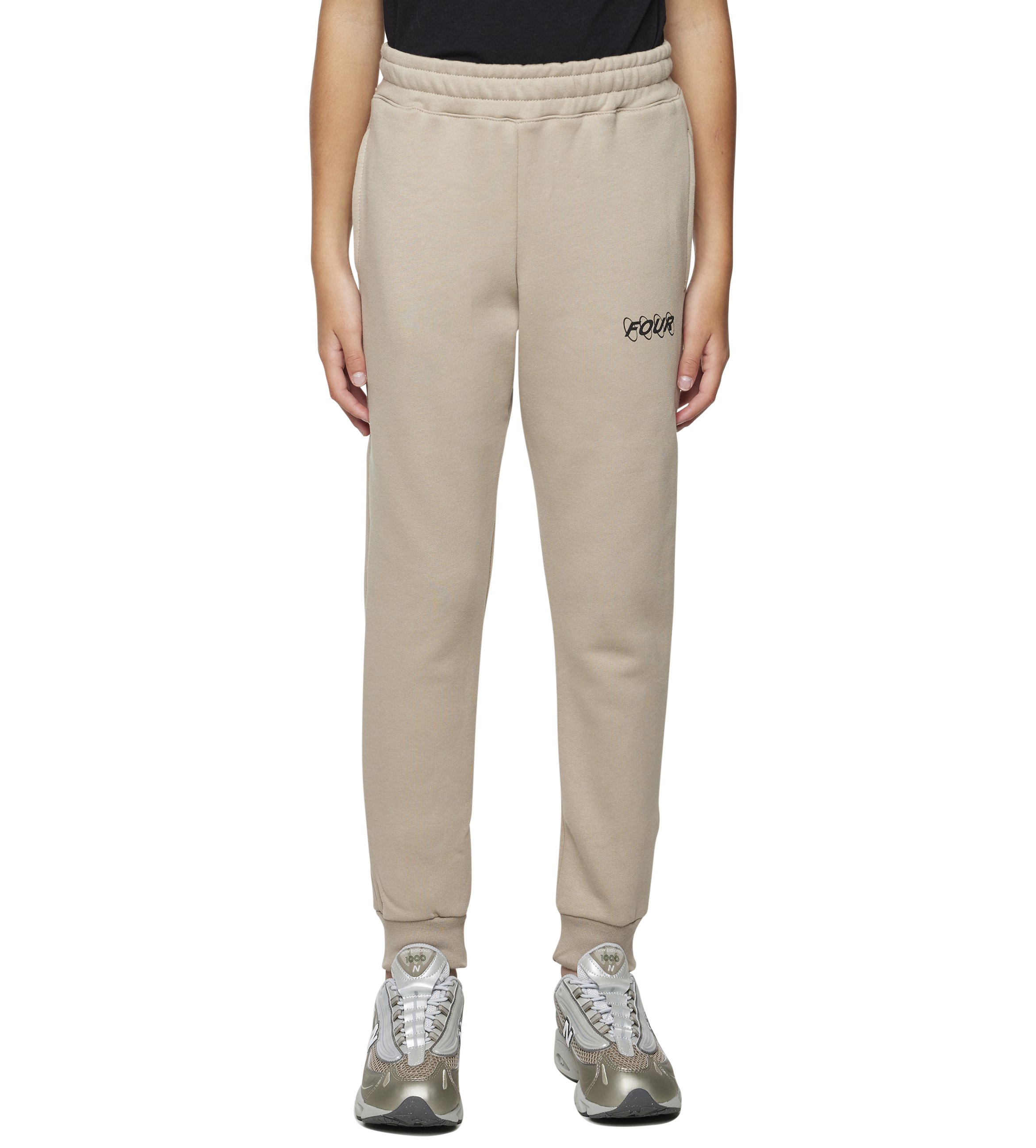 Circles Logo Sweatpants Vintage Khaki
