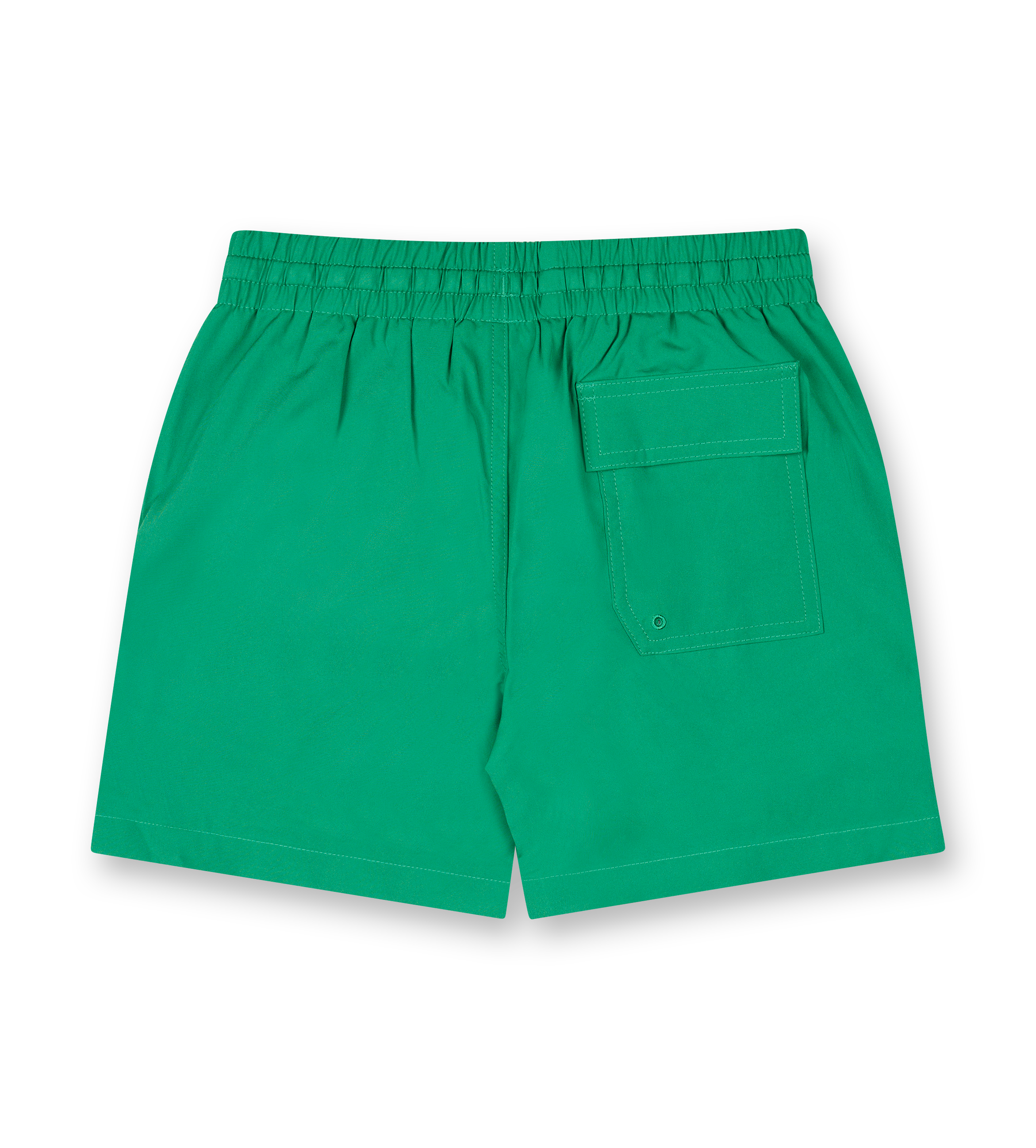 Circles Logo Swim Short Green Bee/ White