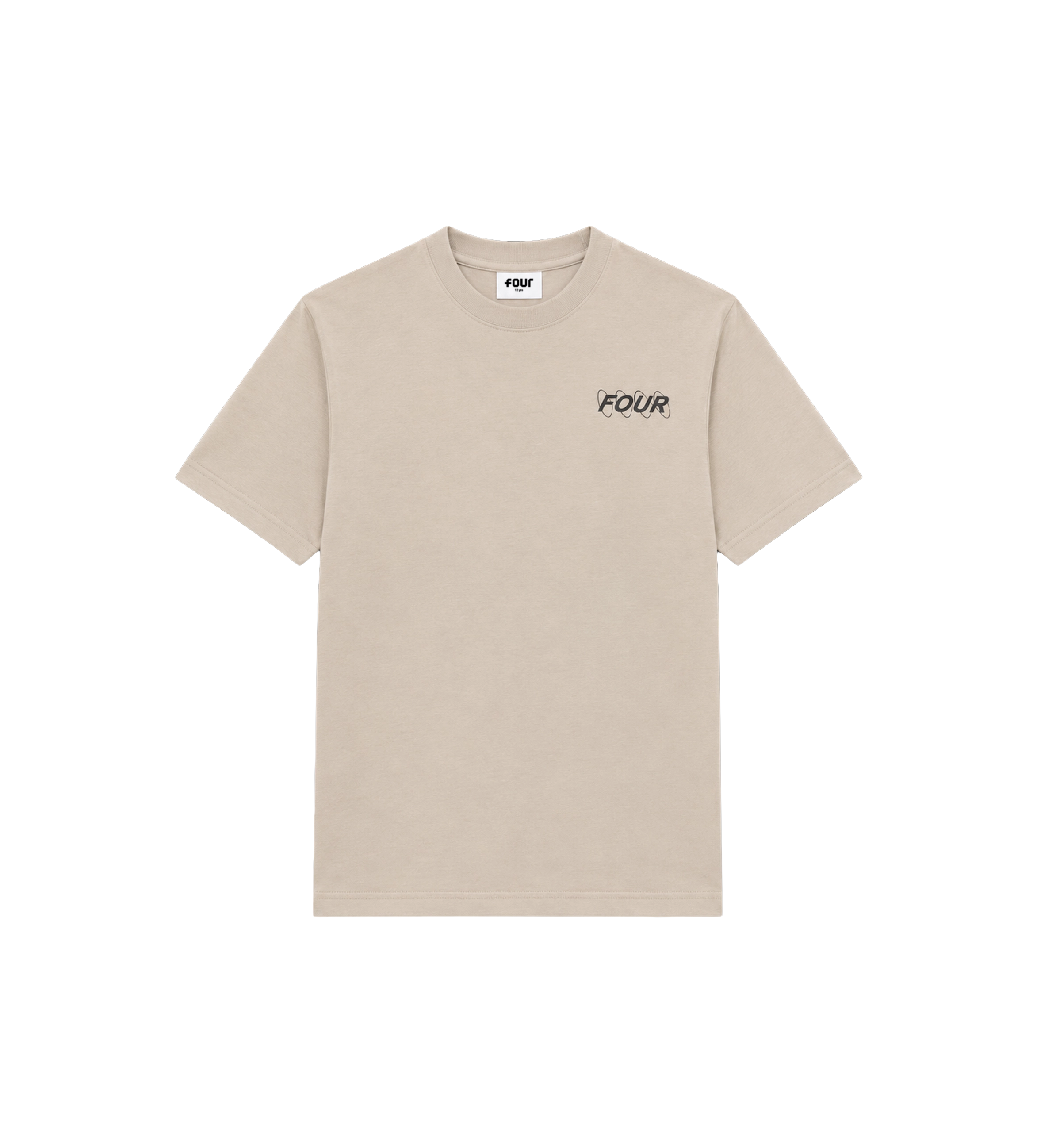 Circles Logo T-shirt Vintage Kaki