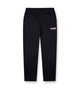 Circles Straight Leg Black/ Pink