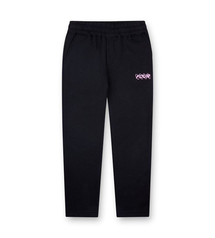 Circles Straight Leg Black/ Pink
