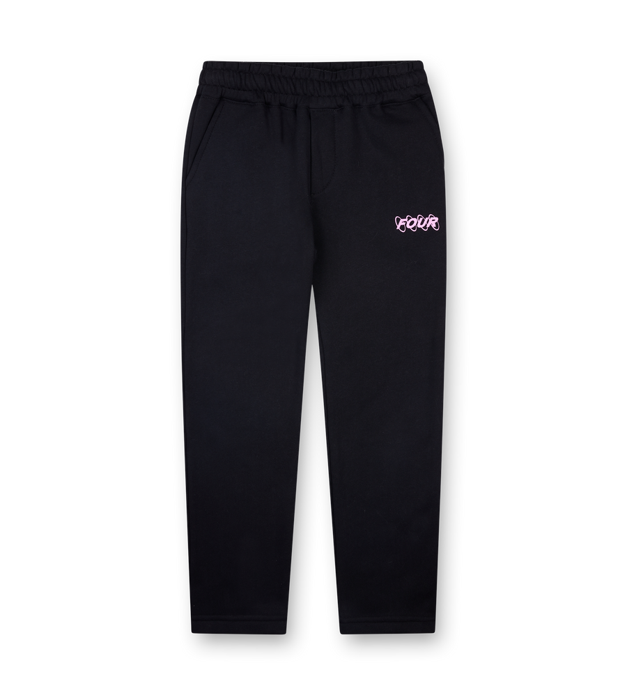 Circles Straight Leg Black/ Pink