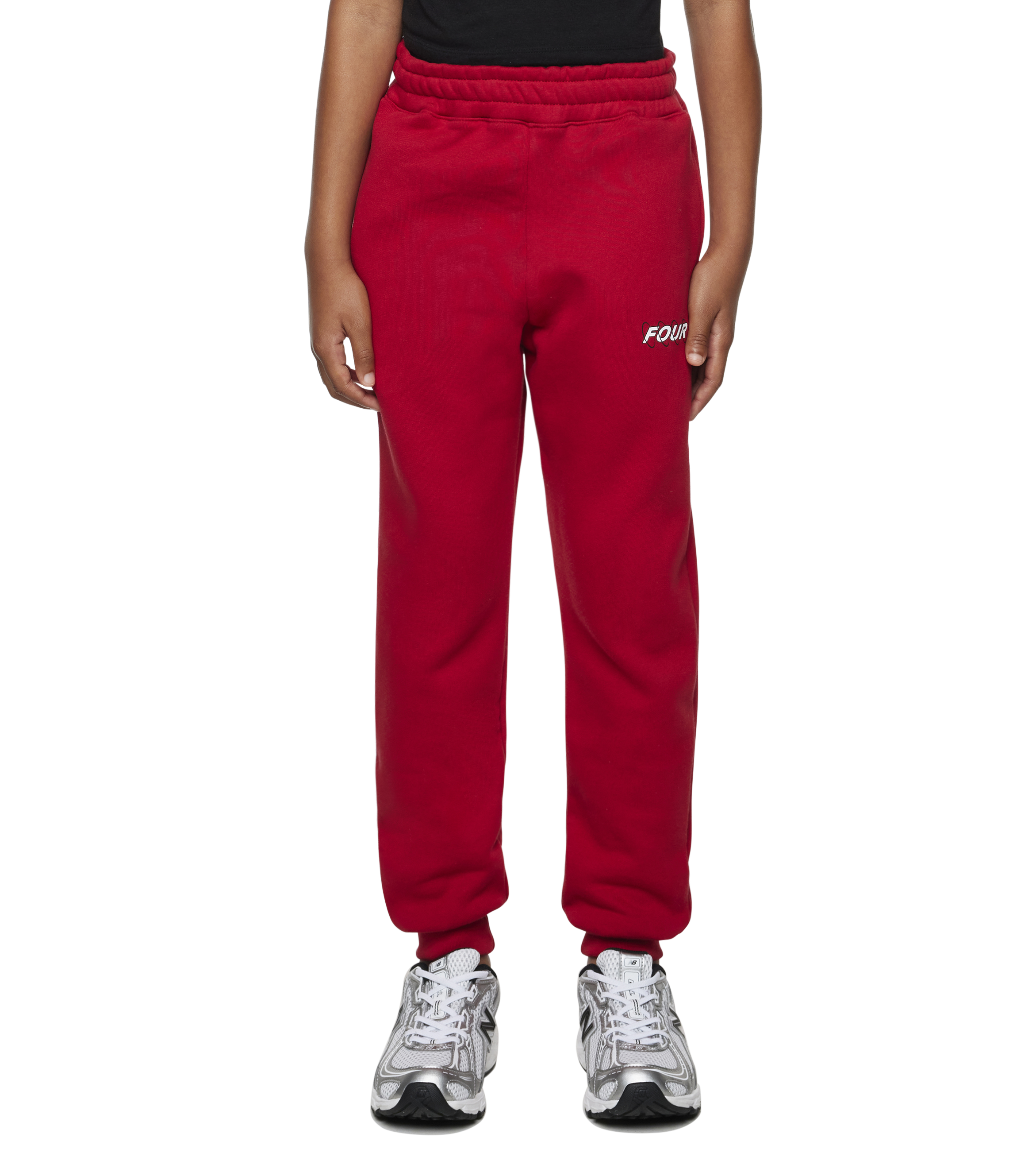 Circles Sweatpants Red/ White