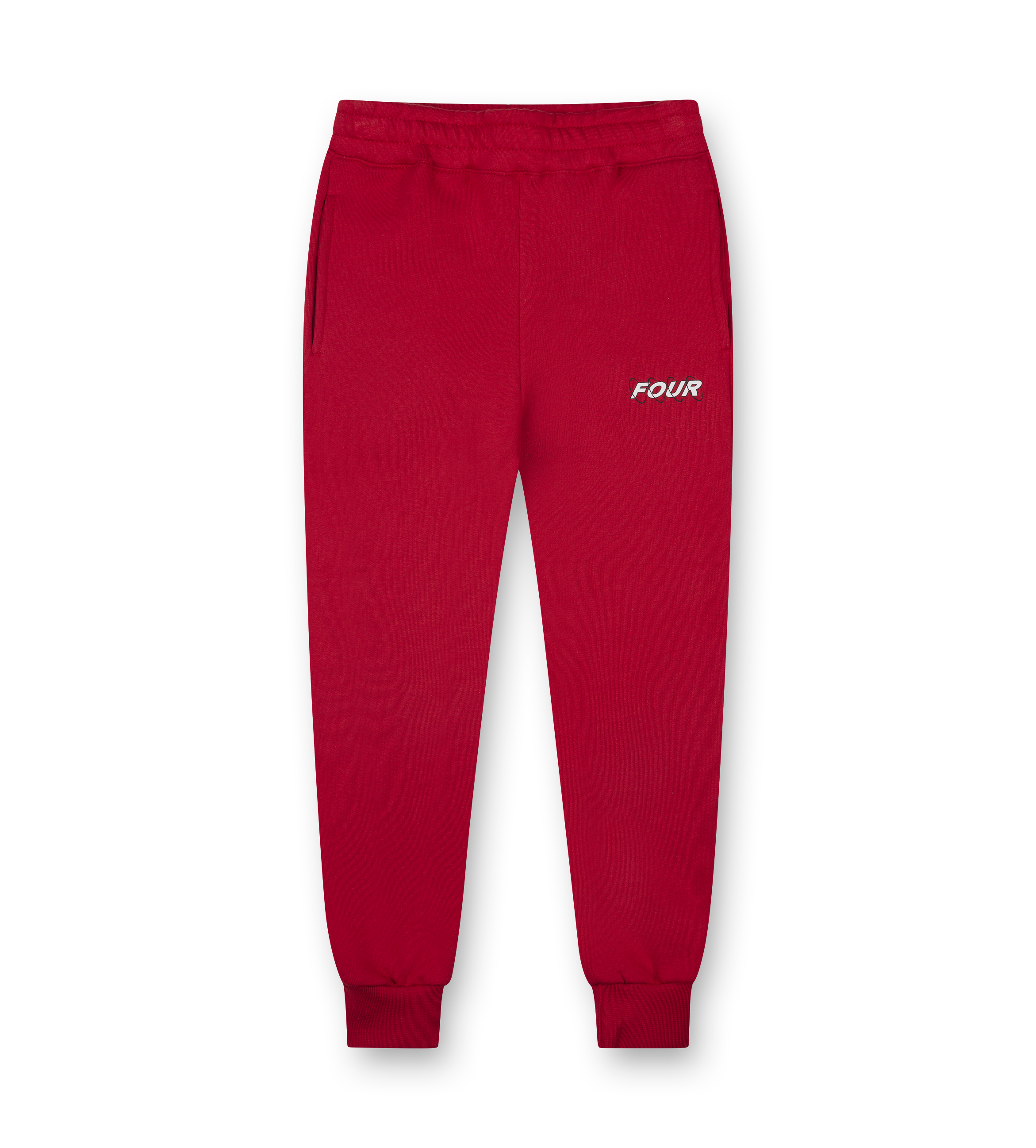 Circles Sweatpants Red/ White