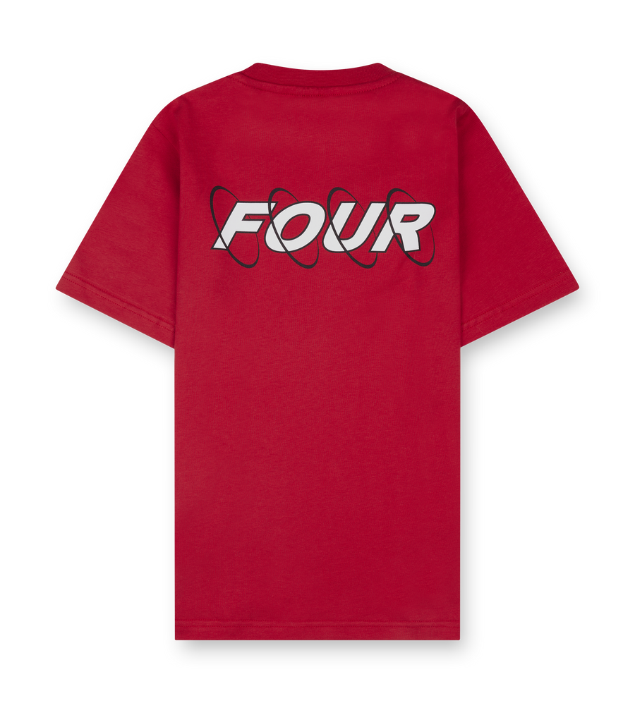 Circles T-shirt Red/ White