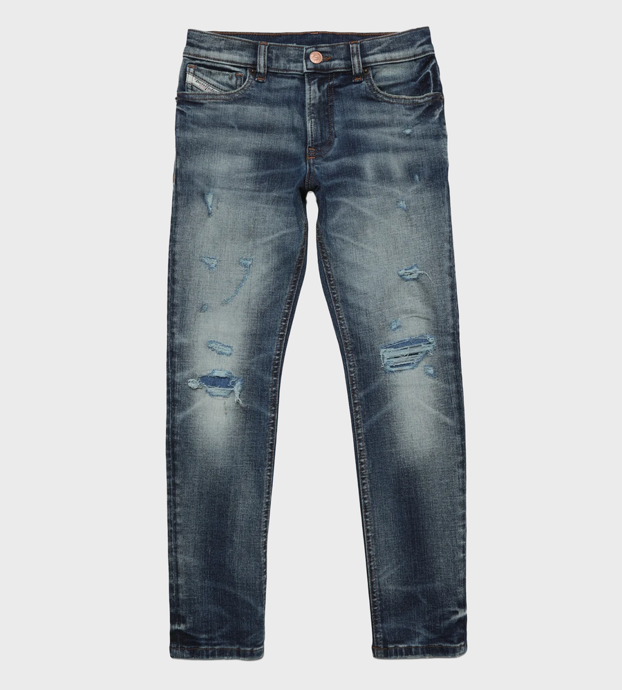 Slim fit Ripped Jeans Indigo