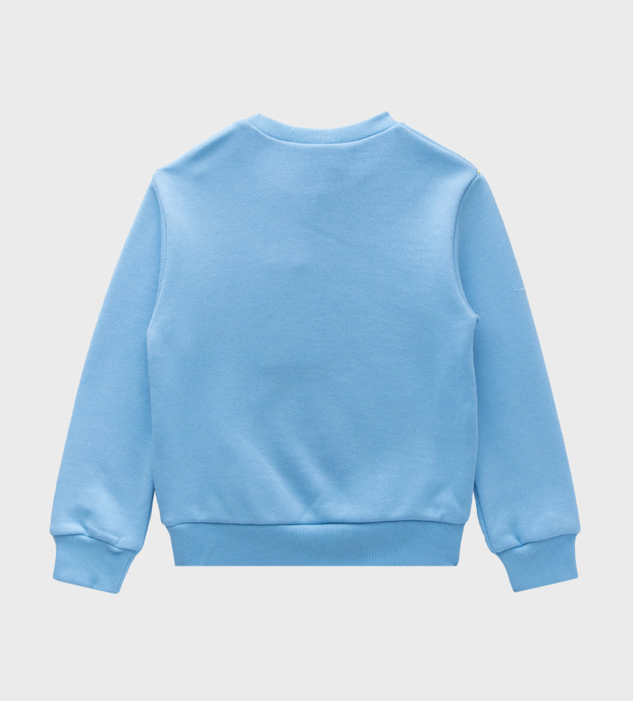 Printed Logo Sweater Blue
